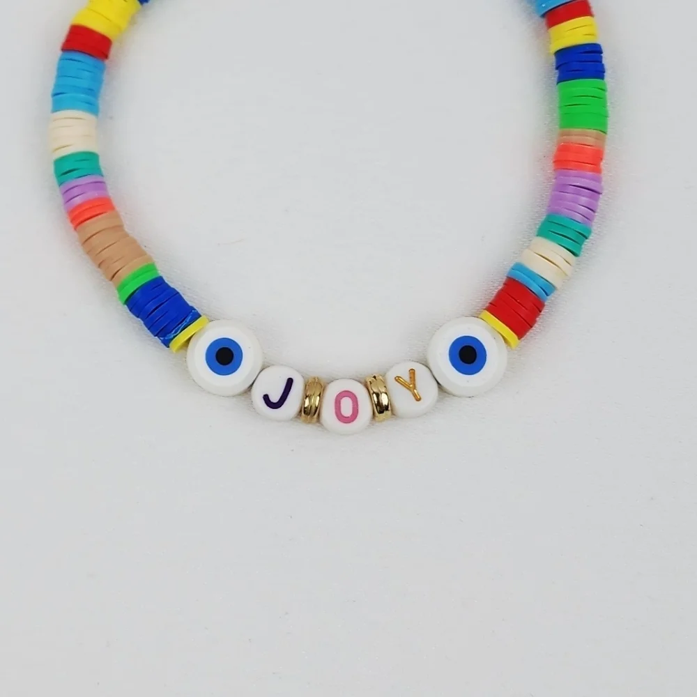 Handmade JOY Multi Color Bracelet